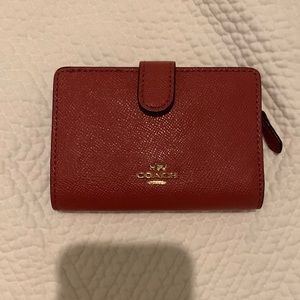 Coach medium zip wallet